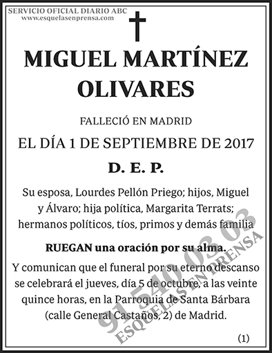 Miguel Martínez Olivares